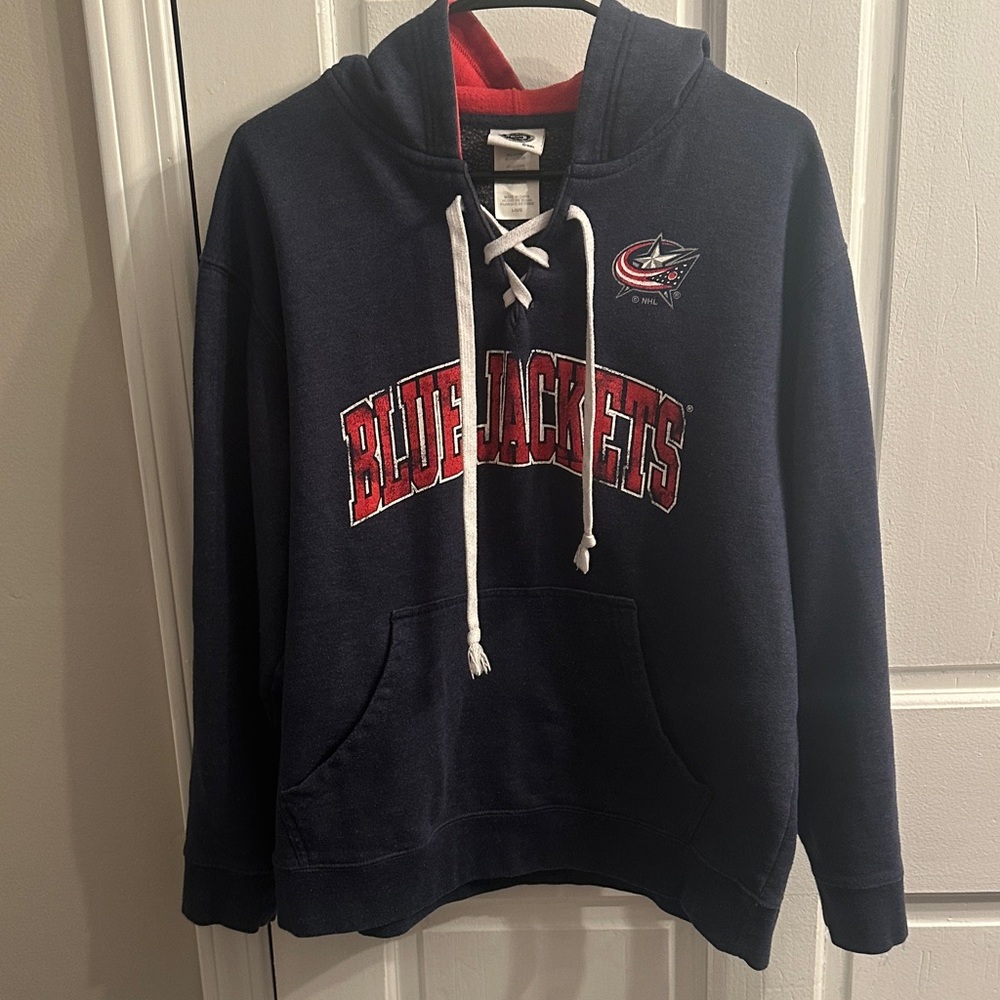 NHL Columbus Blue Jackets Hoodie size large